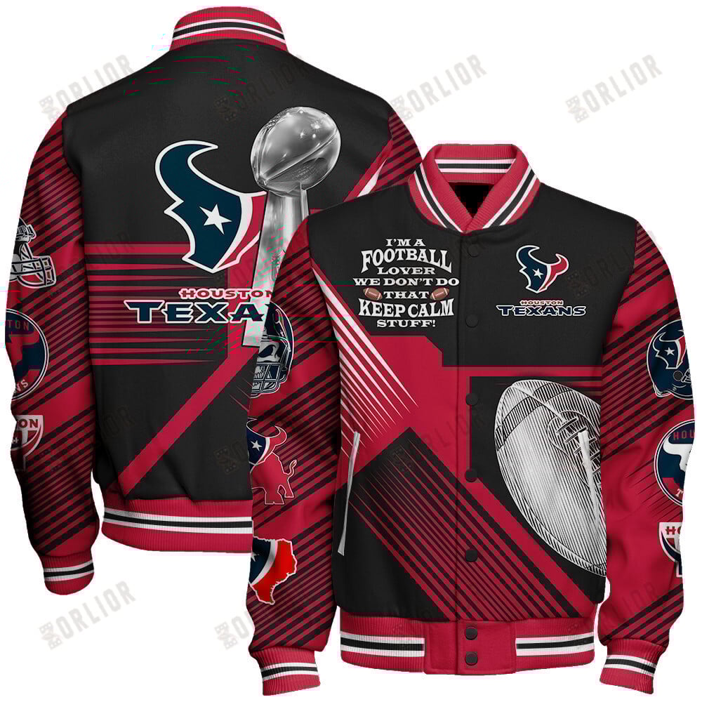 Houston Texans National Football League Varsity Jacket STM V2