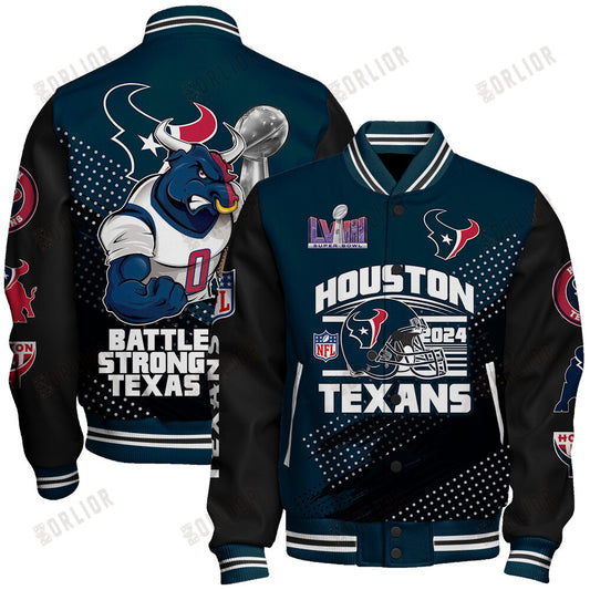 Houston Texans National Football League Varsity Jacket STM V3