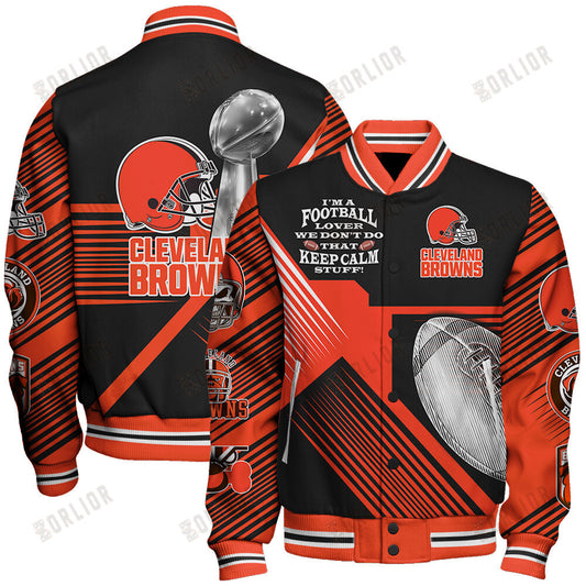 Cleveland Browns National Football League Varsity Jacket STM V2