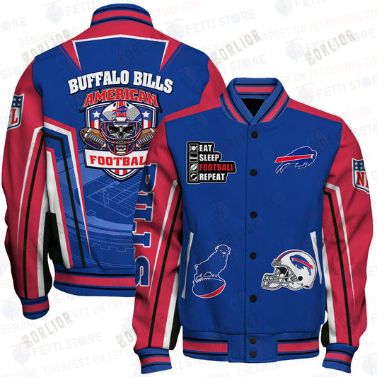 Buffalo Bills National Football League Varsity Jacket STM V4