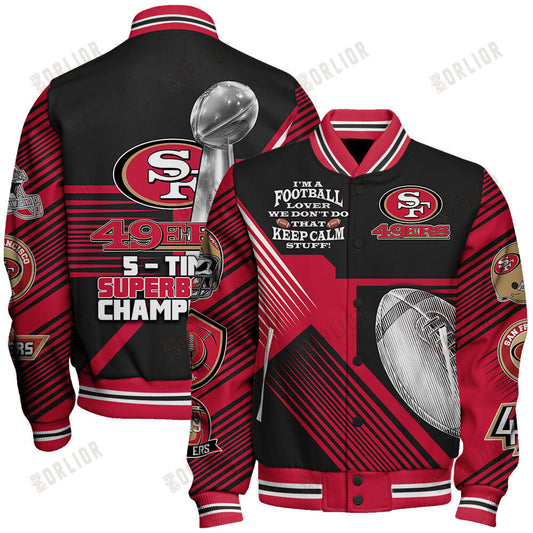 San Francisco 49ers National Football League Varsity Jacket STM V2