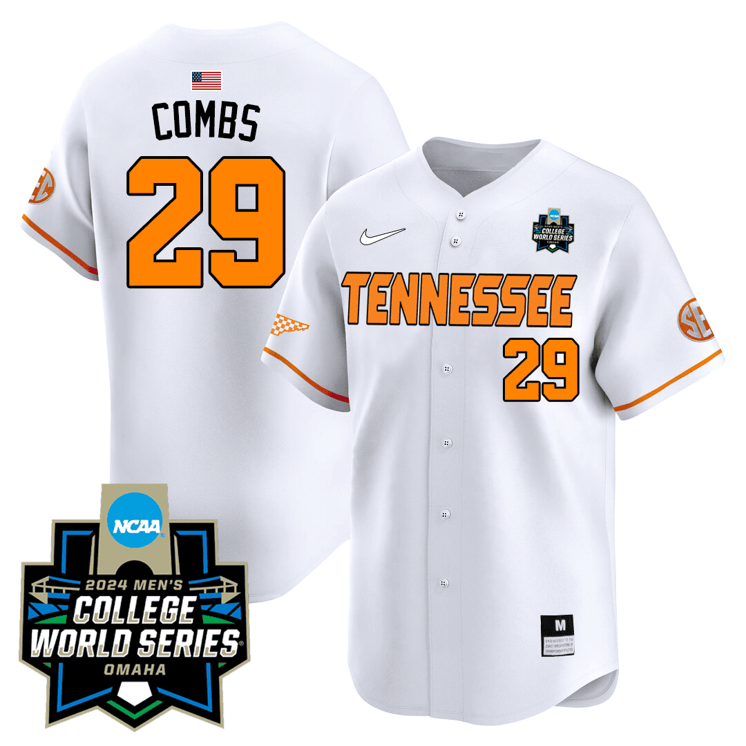 Tennessee 23/24 Jersey - 2024 College World Series Patch