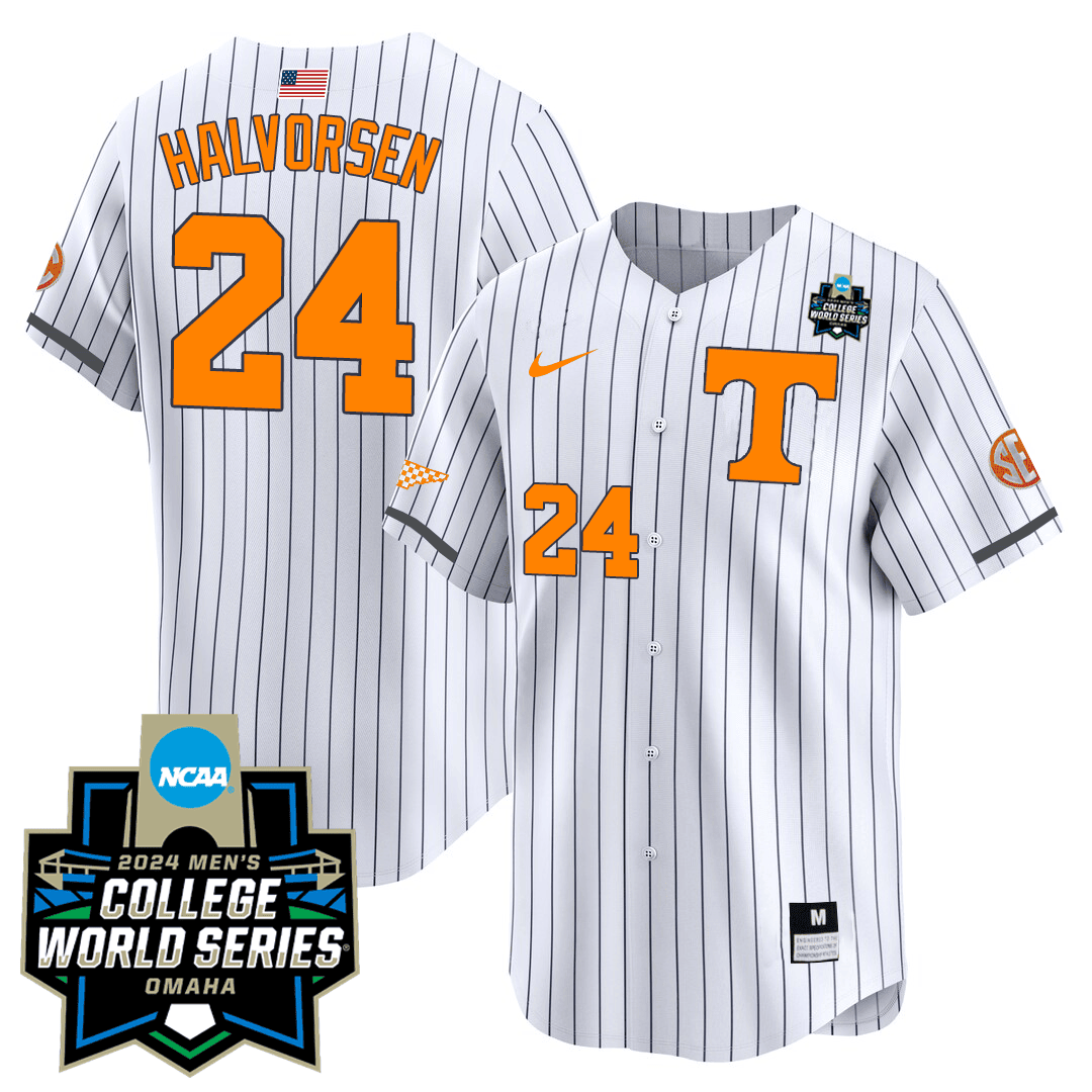 Tennessee 23/24 Jersey - 2024 College World Series Patch