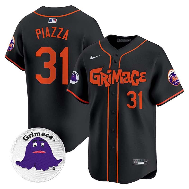 Men's Mets Grimace Vapor Premier Limited Jersey V2 - All Stitched
