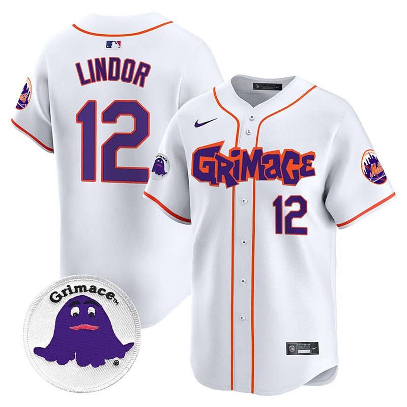 Men's Mets Grimace Vapor Premier Limited Jersey V2 - All Stitched