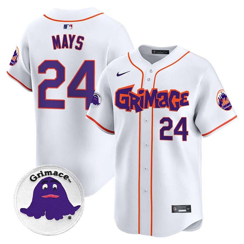 Men's Mets Grimace Vapor Premier Limited Jersey V2 - All Stitched