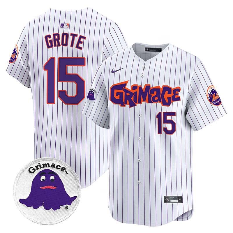 Men's Mets Grimace Vapor Premier Limited Jersey V2 - All Stitched
