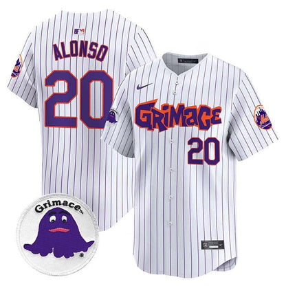 Men's Mets Grimace Vapor Premier Limited Jersey V2 - All Stitched
