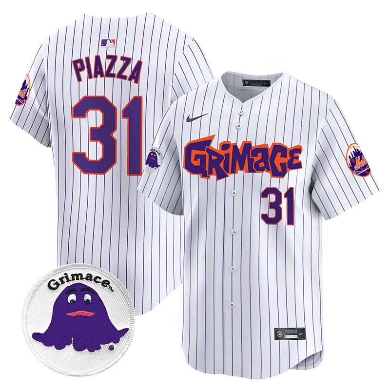 Men's Mets Grimace Vapor Premier Limited Jersey V2 - All Stitched