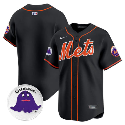 Men's Mets Grimace Vapor Premier Limited Jersey - All Stitched