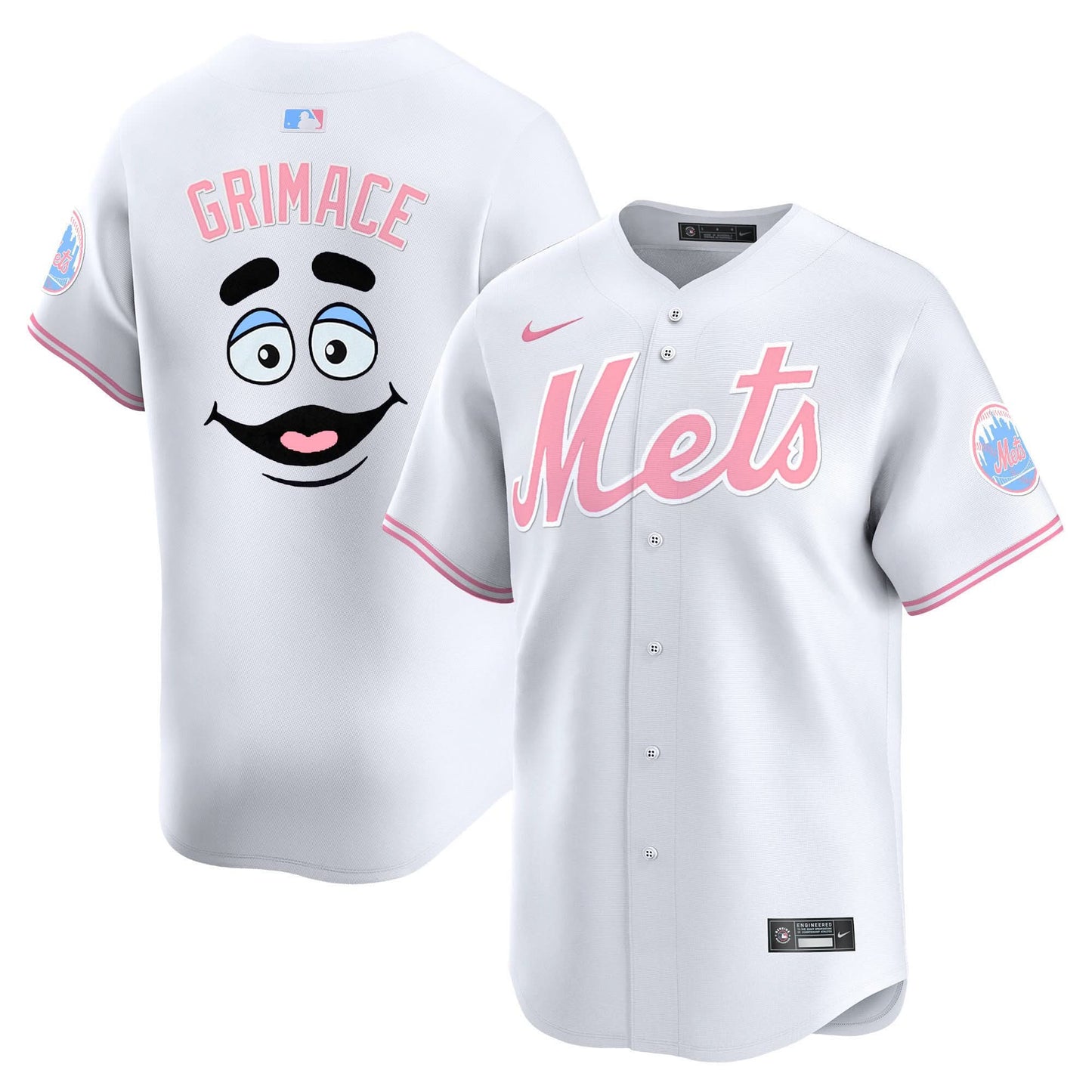 Men's Mets Bubblegum Pink Vapor Premier Limited Jersey - All Stitched