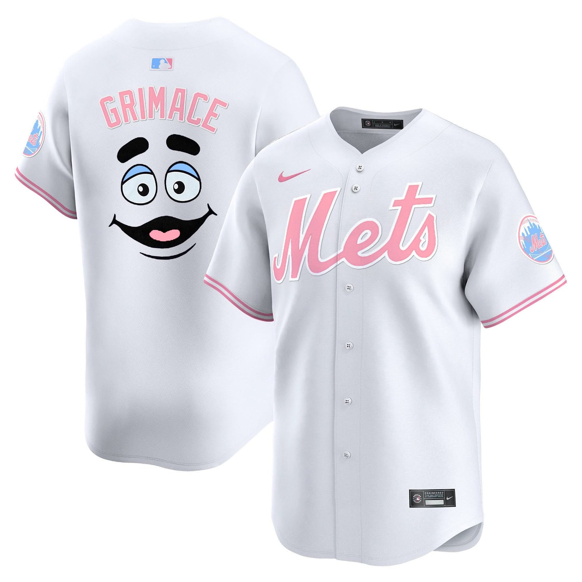 Men's Mets Bubblegum Pink Vapor Premier Limited Jersey - All Stitched