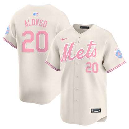Men's Mets Bubblegum Pink Vapor Premier Limited Jersey - All Stitched