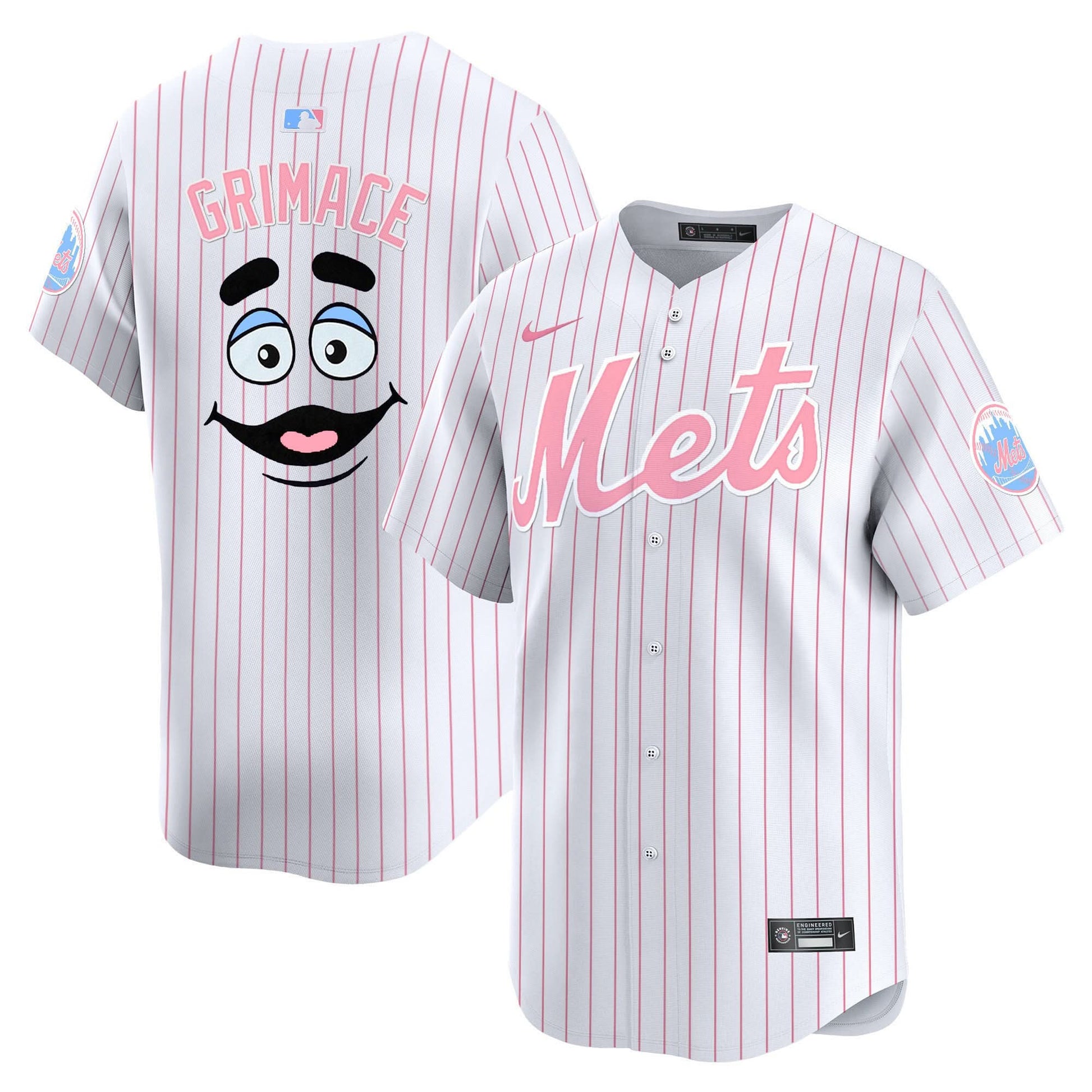 Men's Mets Bubblegum Pink Vapor Premier Limited Jersey - All Stitched