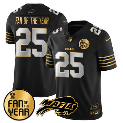 Men's Buffalo Bills "Fan Of The Year" Jersey - All Stitched