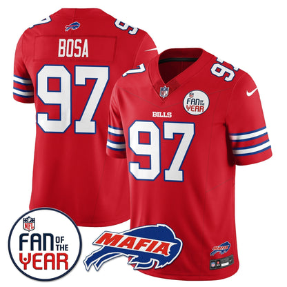Men's Buffalo Bills "Fan Of The Year" Jersey - All Stitched