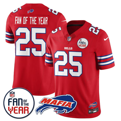 Men's Buffalo Bills "Fan Of The Year" Jersey - All Stitched