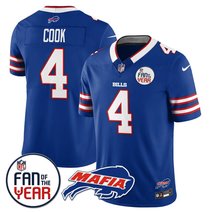 Men's Buffalo Bills "Fan Of The Year" Jersey - All Stitched
