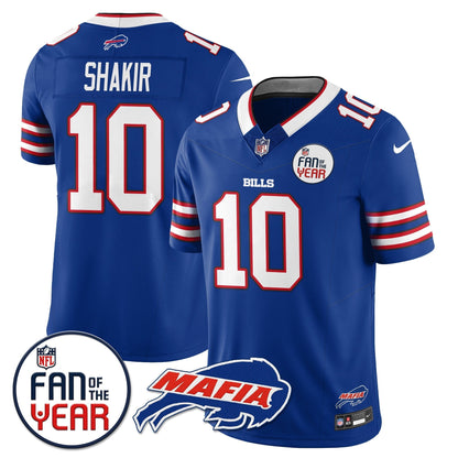 Men's Buffalo Bills "Fan Of The Year" Jersey - All Stitched