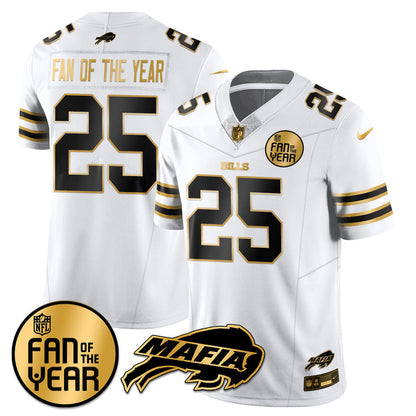 Men's Buffalo Bills "Fan Of The Year" Jersey - All Stitched