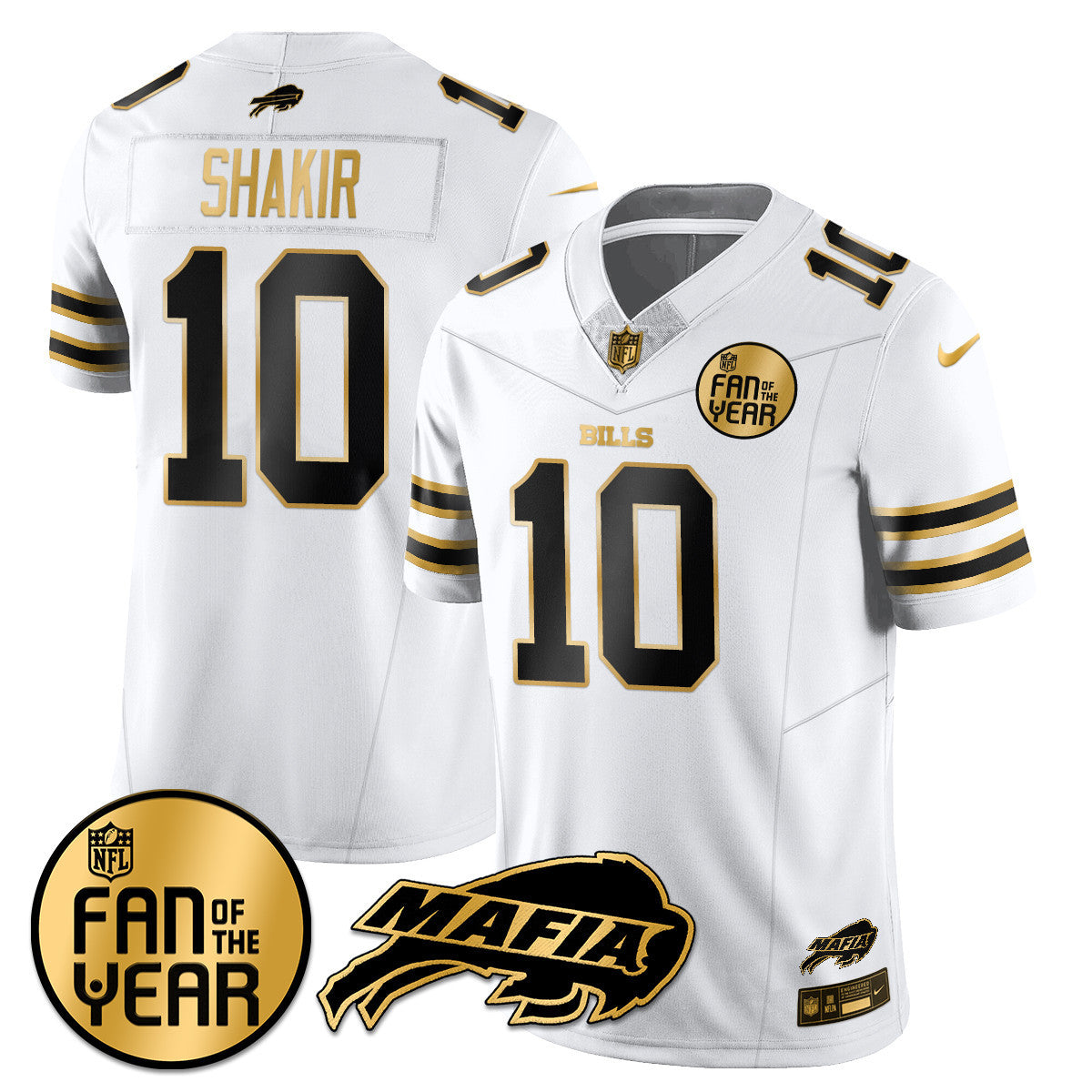 Men's Buffalo Bills "Fan Of The Year" Jersey - All Stitched