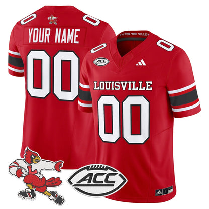 Louisville Cardinals '1980s Throwback' Vapor Limited Custom Jersey - All Stitched
