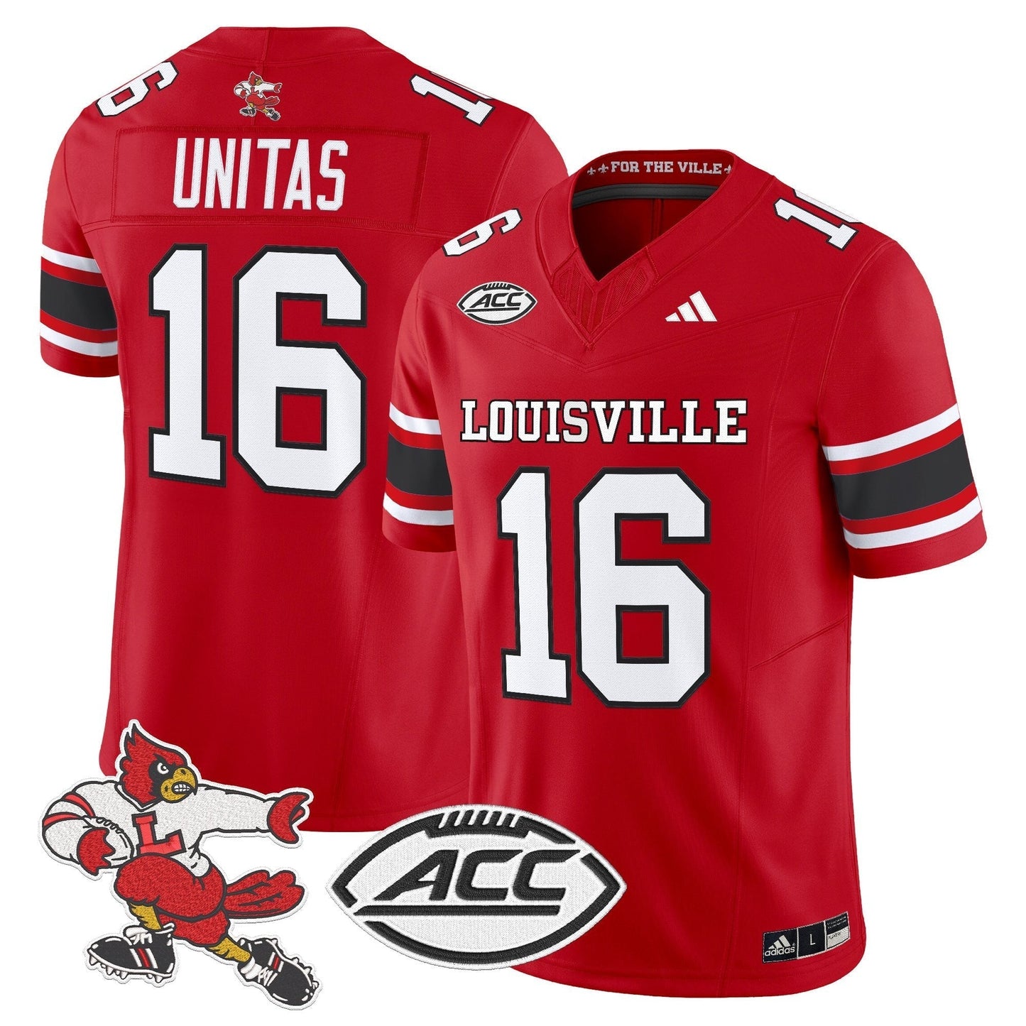 Louisville Cardinals '1980s Throwback' Vapor Limited Jersey - All Stitched