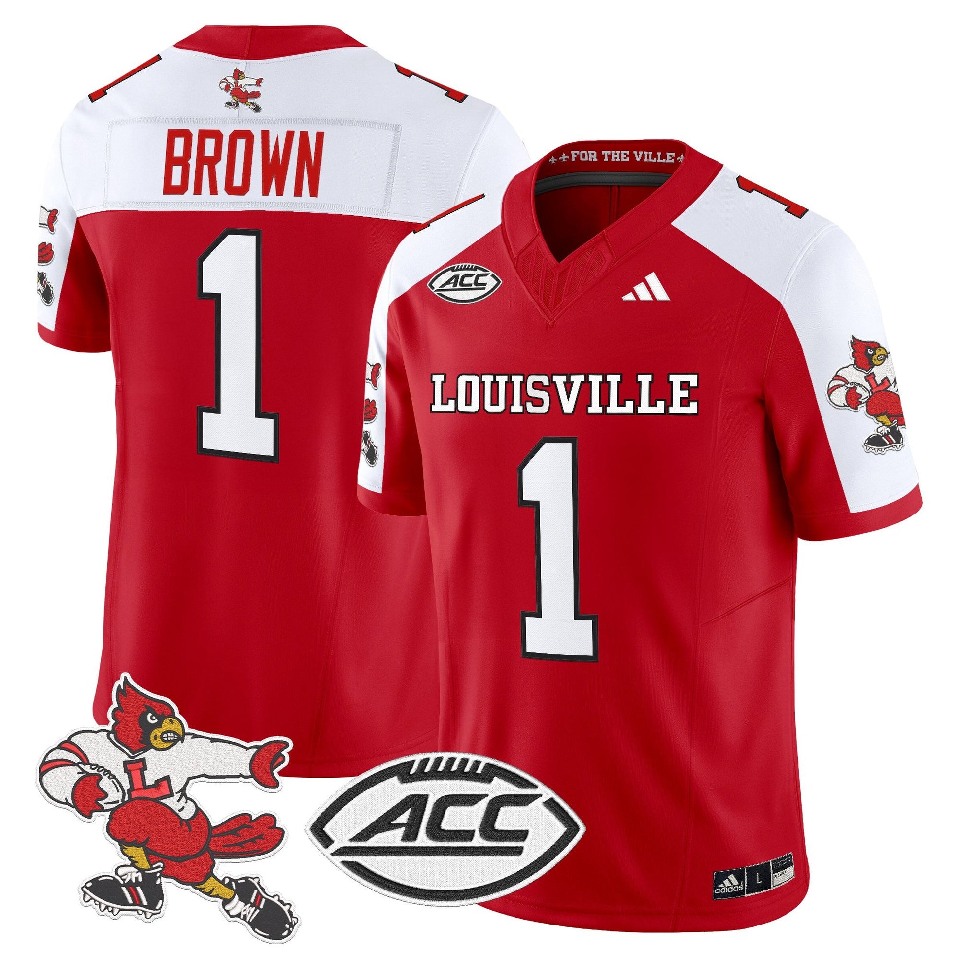 Men's Louisville Cardinals '1980s Throwback' Vapor Limited Jersey - All Stitched