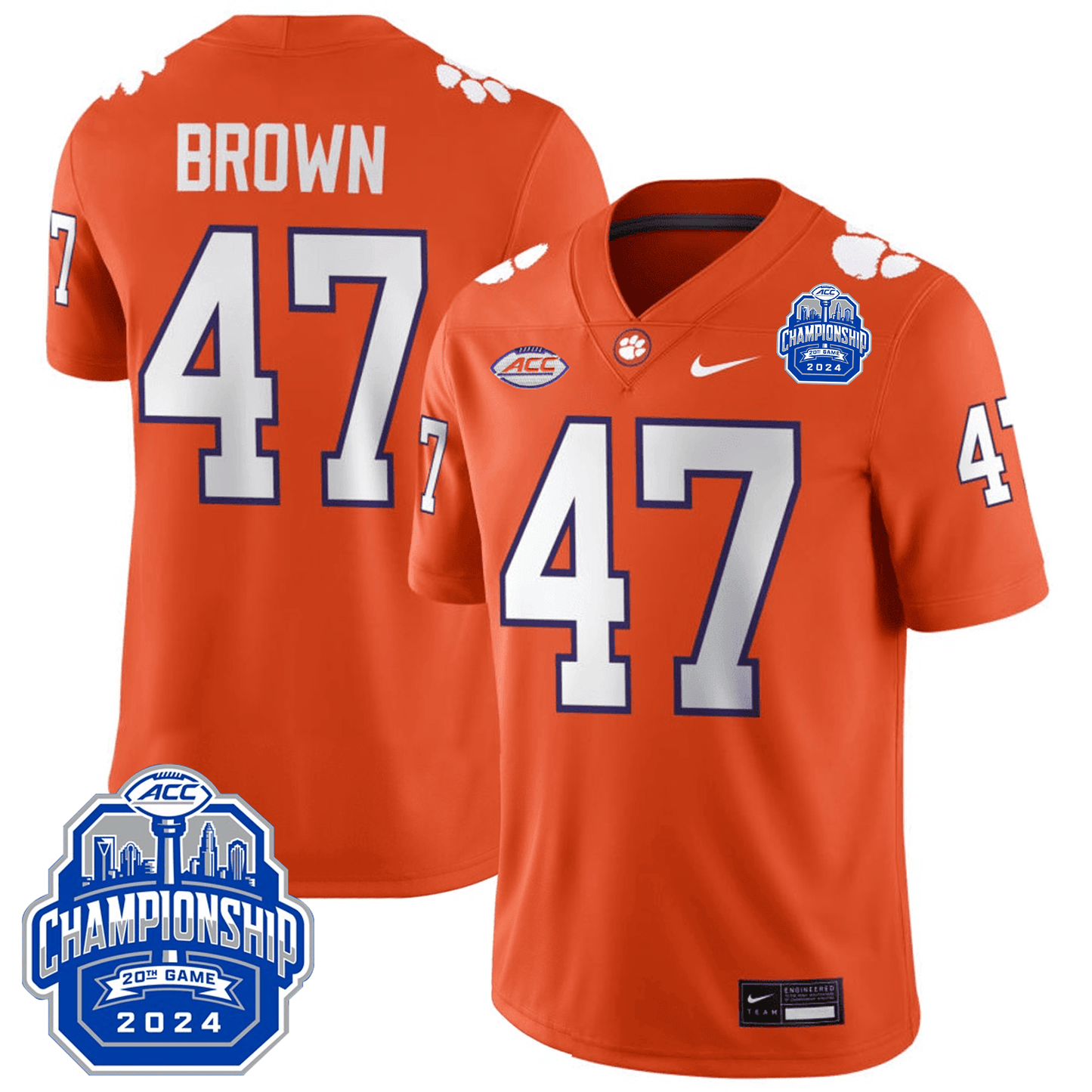 Clemson Tigers 24/25 Jersey - ACC Championship Patch