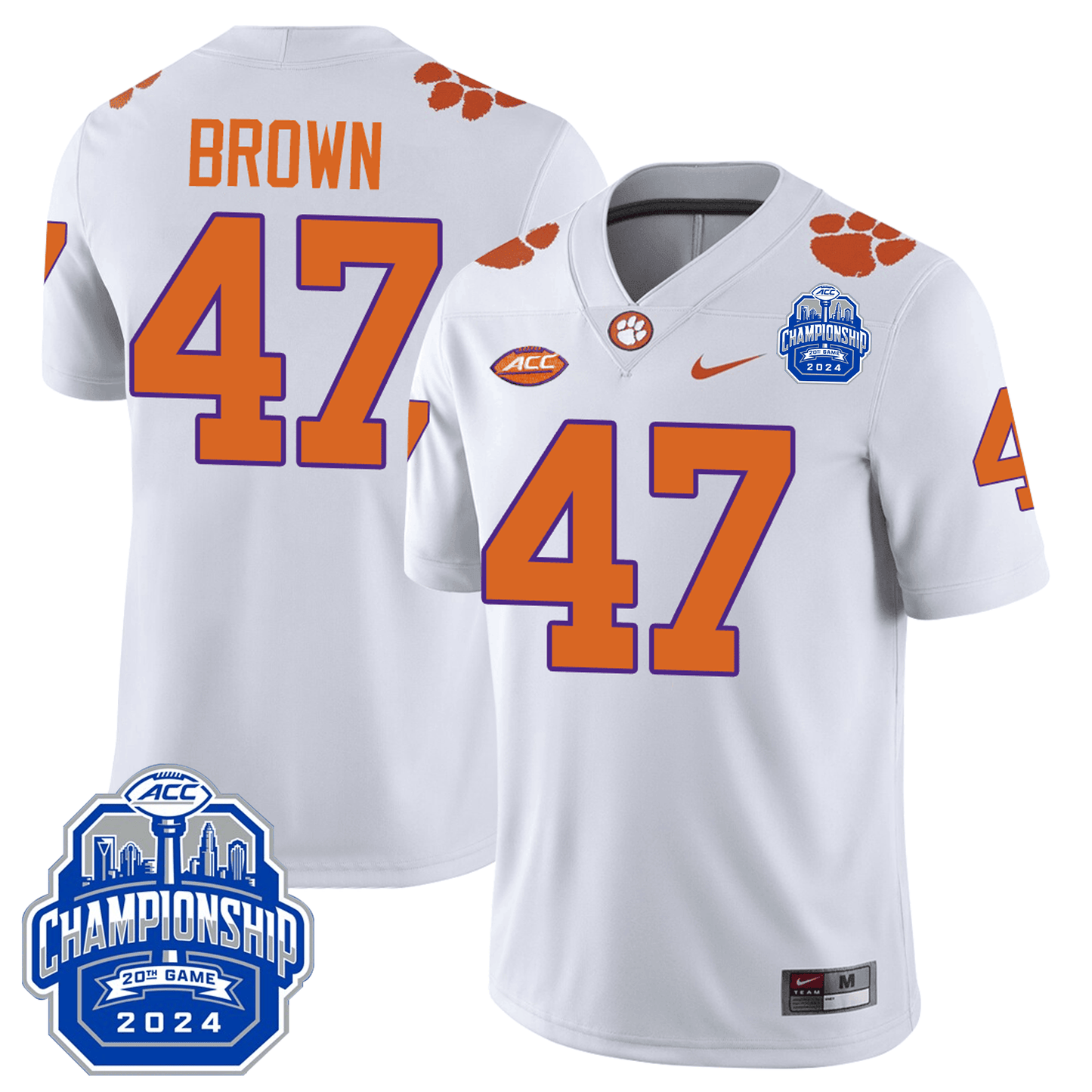 Clemson Tigers 24/25 Jersey - ACC Championship Patch