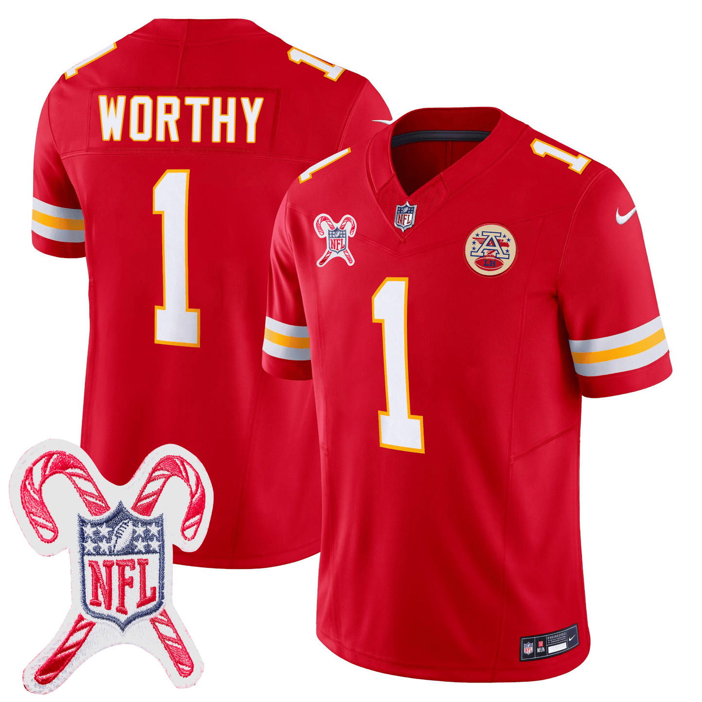 Kansas City Chiefs Limited Jersey - Christmas Patch