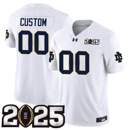Custom Notre Dame Fighting Irish 24/25 Jersey - CFP Final Patch - All Stitched