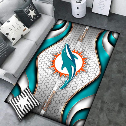Miami Dolphins Rug DMHF4083