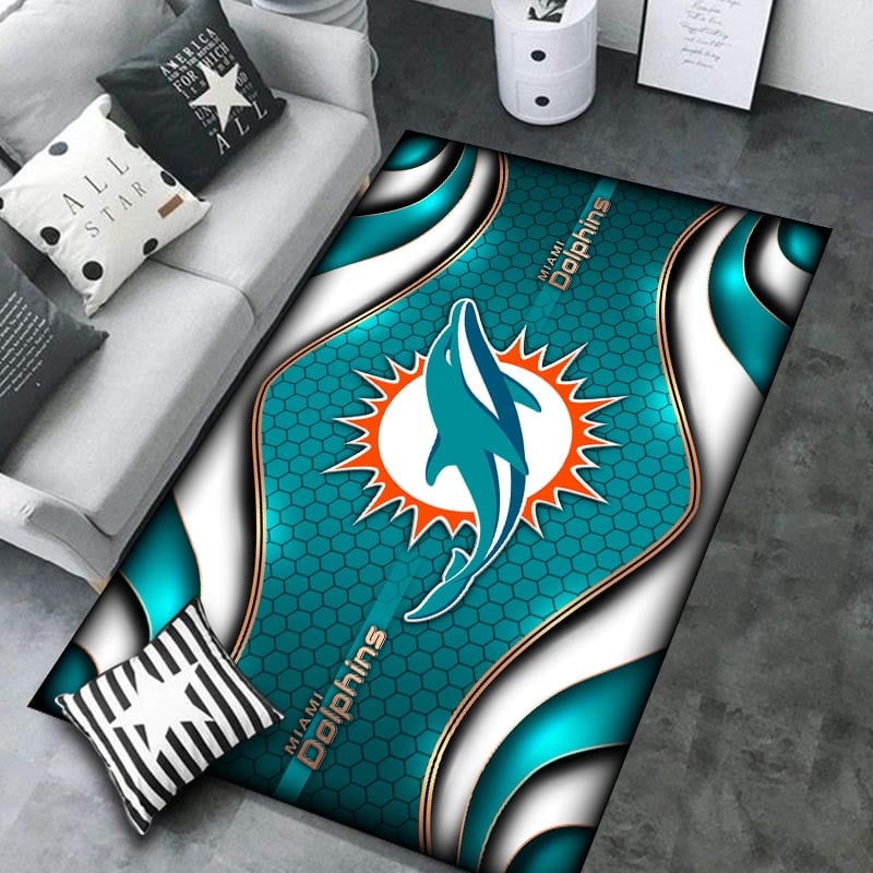 Miami Dolphins Rug DMHF4083