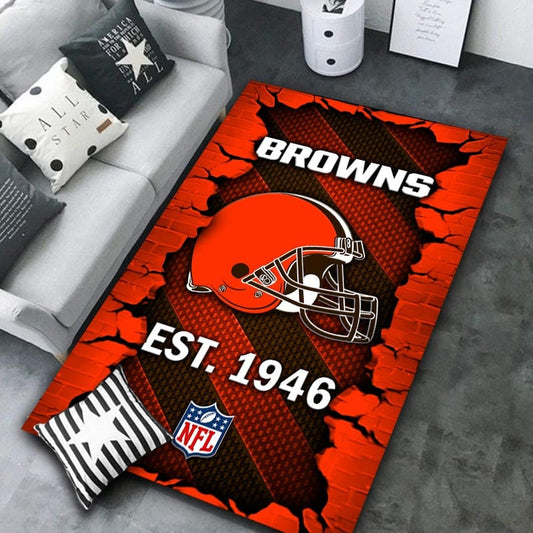 Cleveland Browns Rug DMHF1073