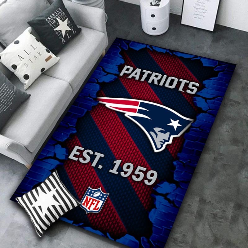 New England Patriots Rug DMHF1087
