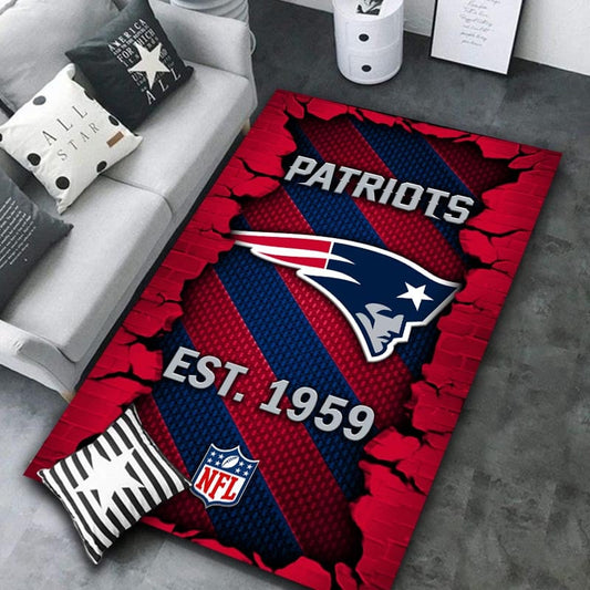 New England Patriots Rug DMHF1087