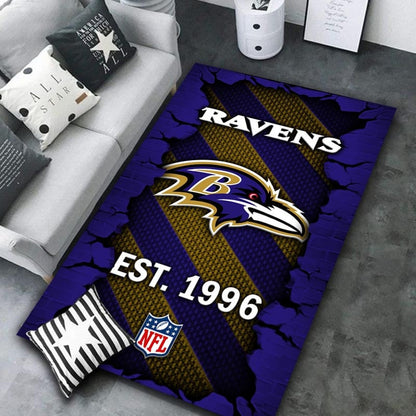 Baltimore Ravens Rug DMHF1068