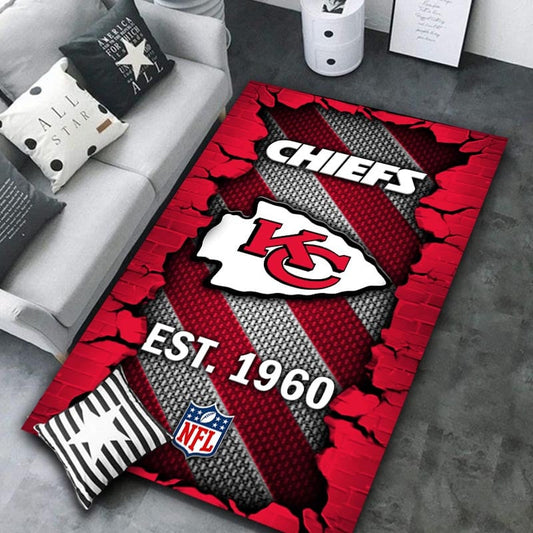 Kansas City Chiefs Rug DMHF1081