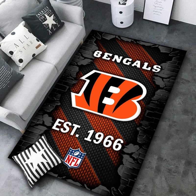 Cincinnati Bengals Rug DMHF1072