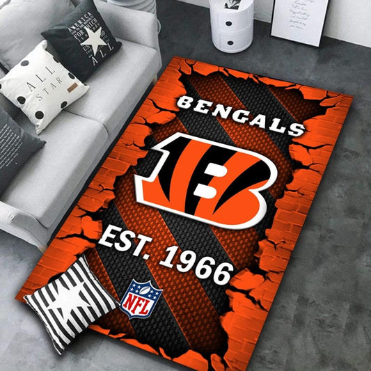 Cincinnati Bengals Rug DMHF1072