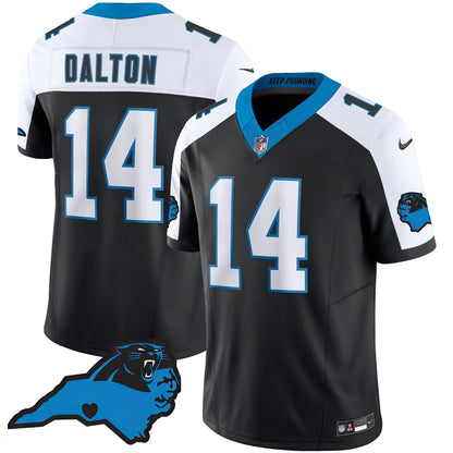 Men's Panthers Vapor Limited Jersey - Carolina Patch - All Stitched