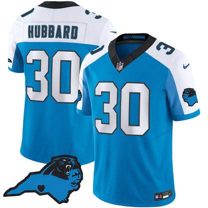 Men's Panthers Vapor Limited Jersey - Carolina Patch - All Stitched