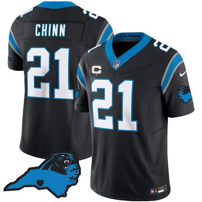 Men's Panthers Vapor Limited Jersey - Carolina Patch - All Stitched
