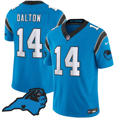 Men's Panthers Vapor Limited Jersey - Carolina Patch - All Stitched