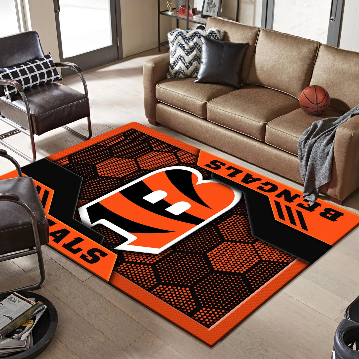 Cincinnati Bengals Rug DMHF3086