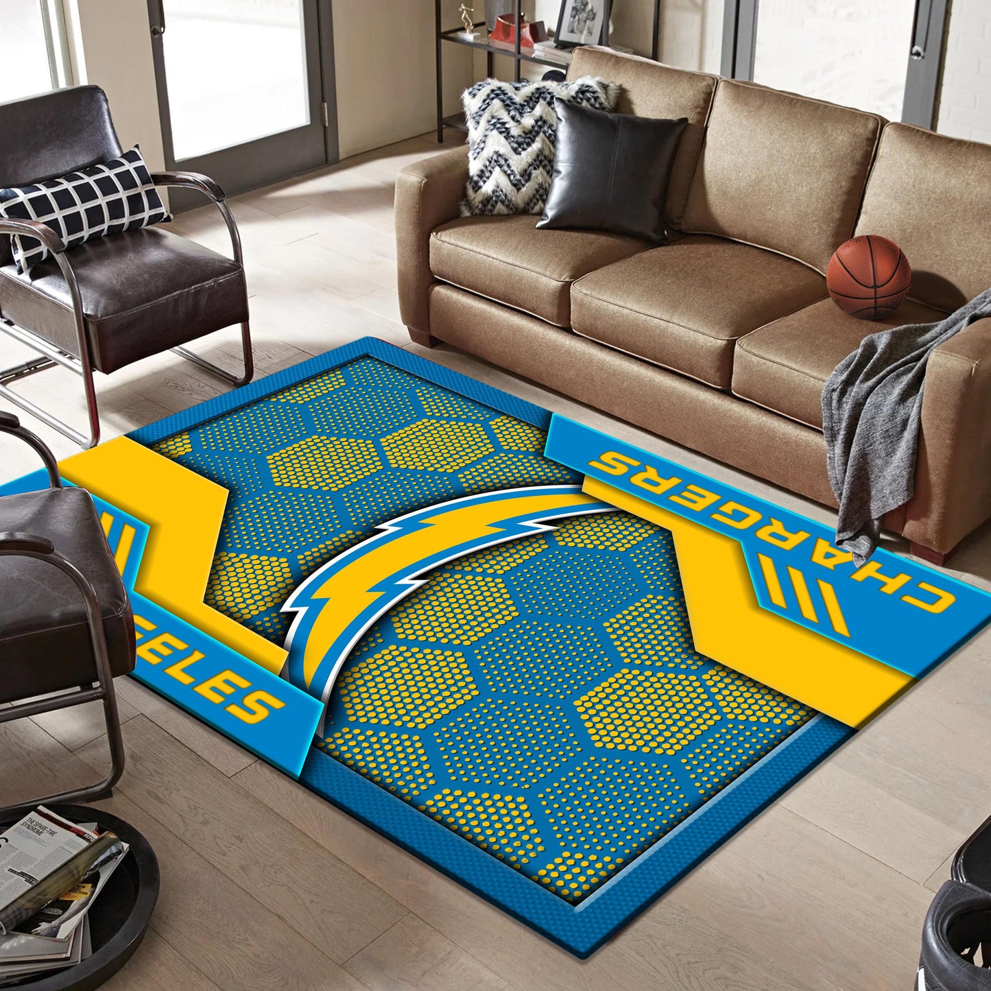 Los Angeles Chargers Rug DMHF3097