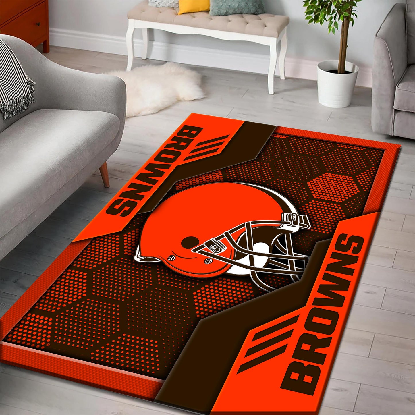 Cleveland Browns Rug DMHF3087