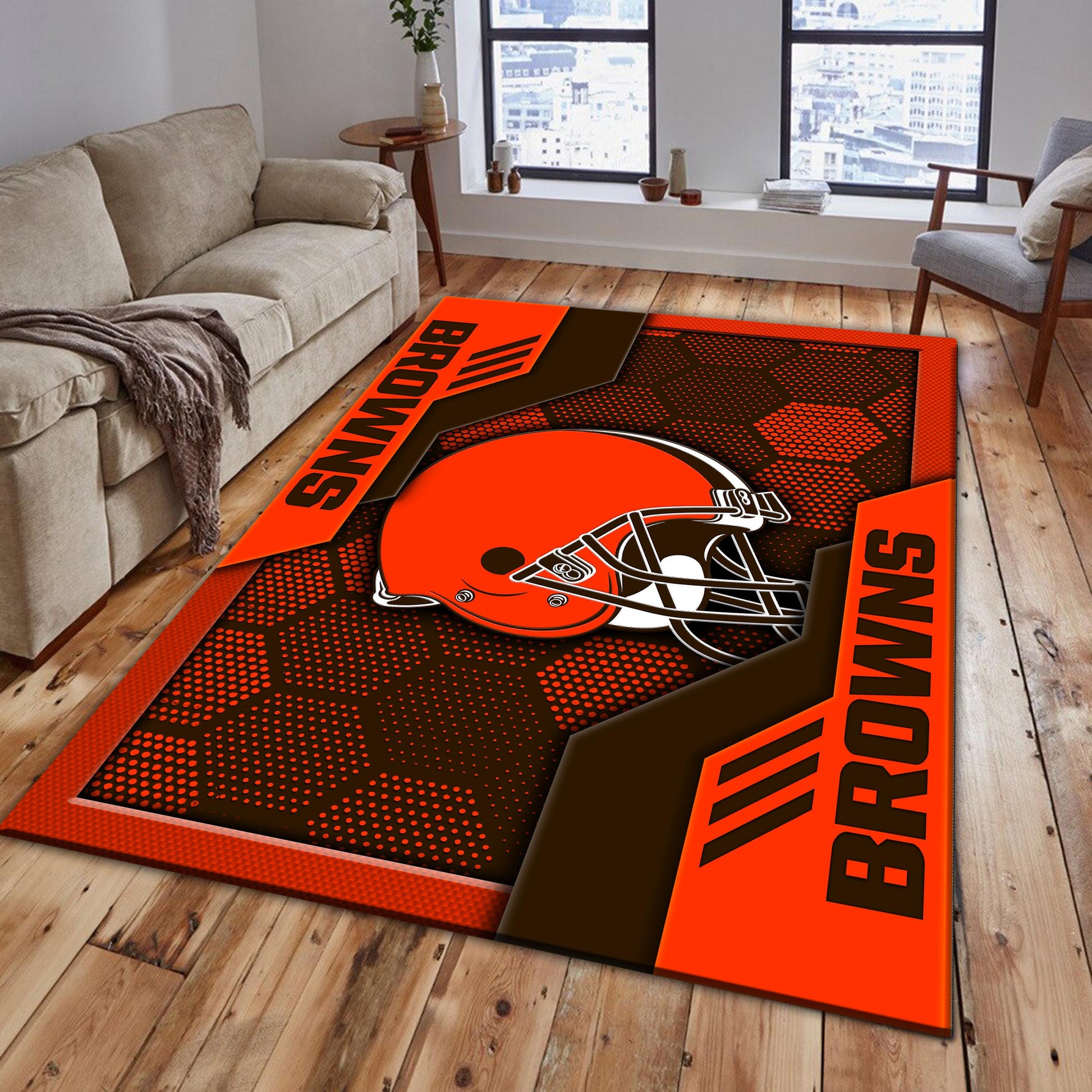 Cleveland Browns Rug DMHF3087