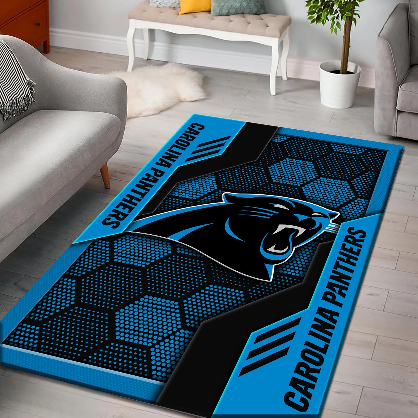 Carolina Panthers Rug DMHF3084